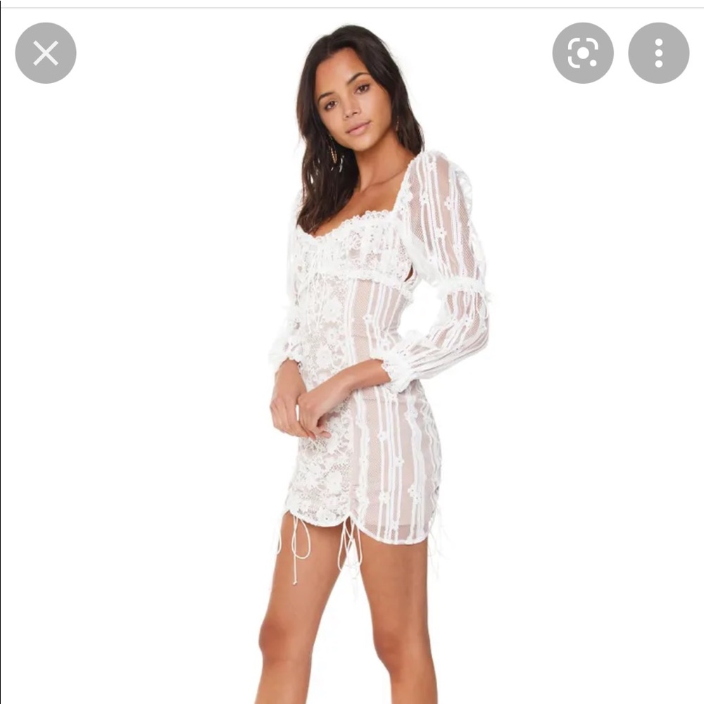 FLL Monroe mini dress size XS white